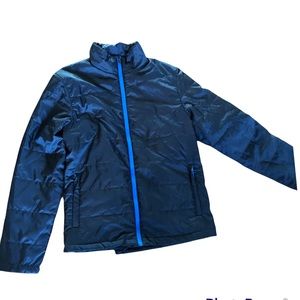 Firefly lightweight shell jacket black with blue zipper Excellent condition Sz M